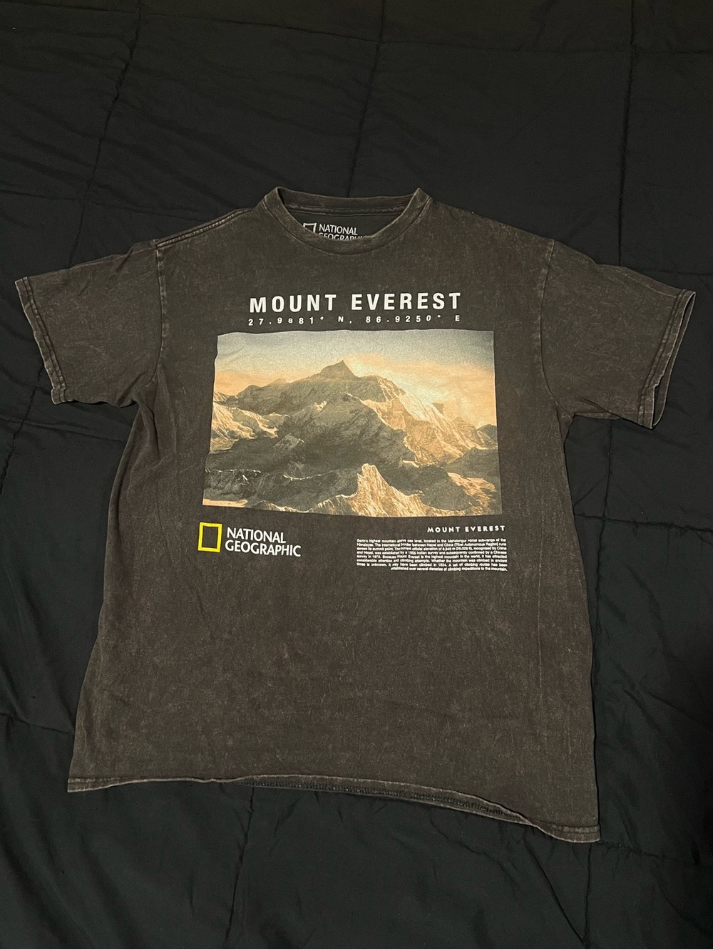 National Geographic Mount Everest T Shirt